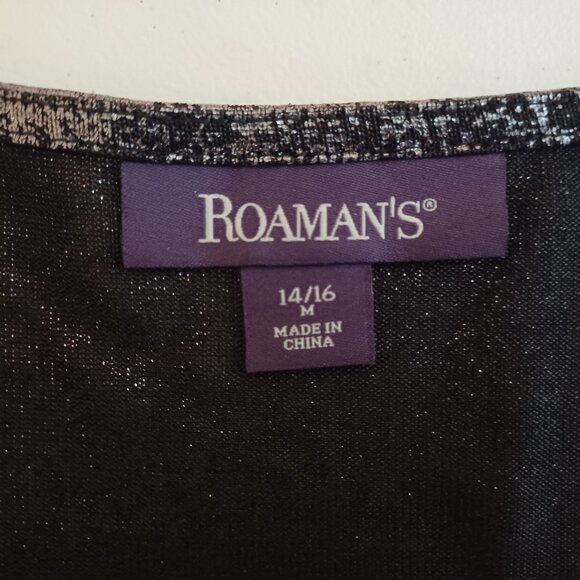 Roaman's Plus Size M (14/16) Cold Shoulder Tunic - Picture 8 of 8